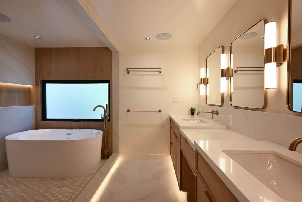 Master bathroom remodel in Rancho Palos Verdes by Optima Design & Build