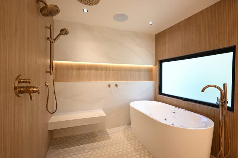 Rancho Palos Verdes master bathroom remodel with walk-in shower